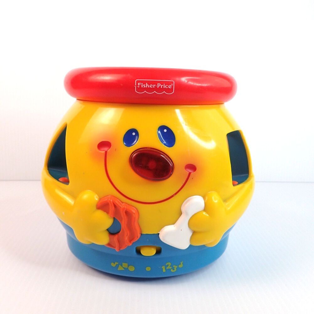 Vtg 1999 Fisher-Price Musical Laugh & Learn Cookie Jar Shape Sorter BOWL ONLY